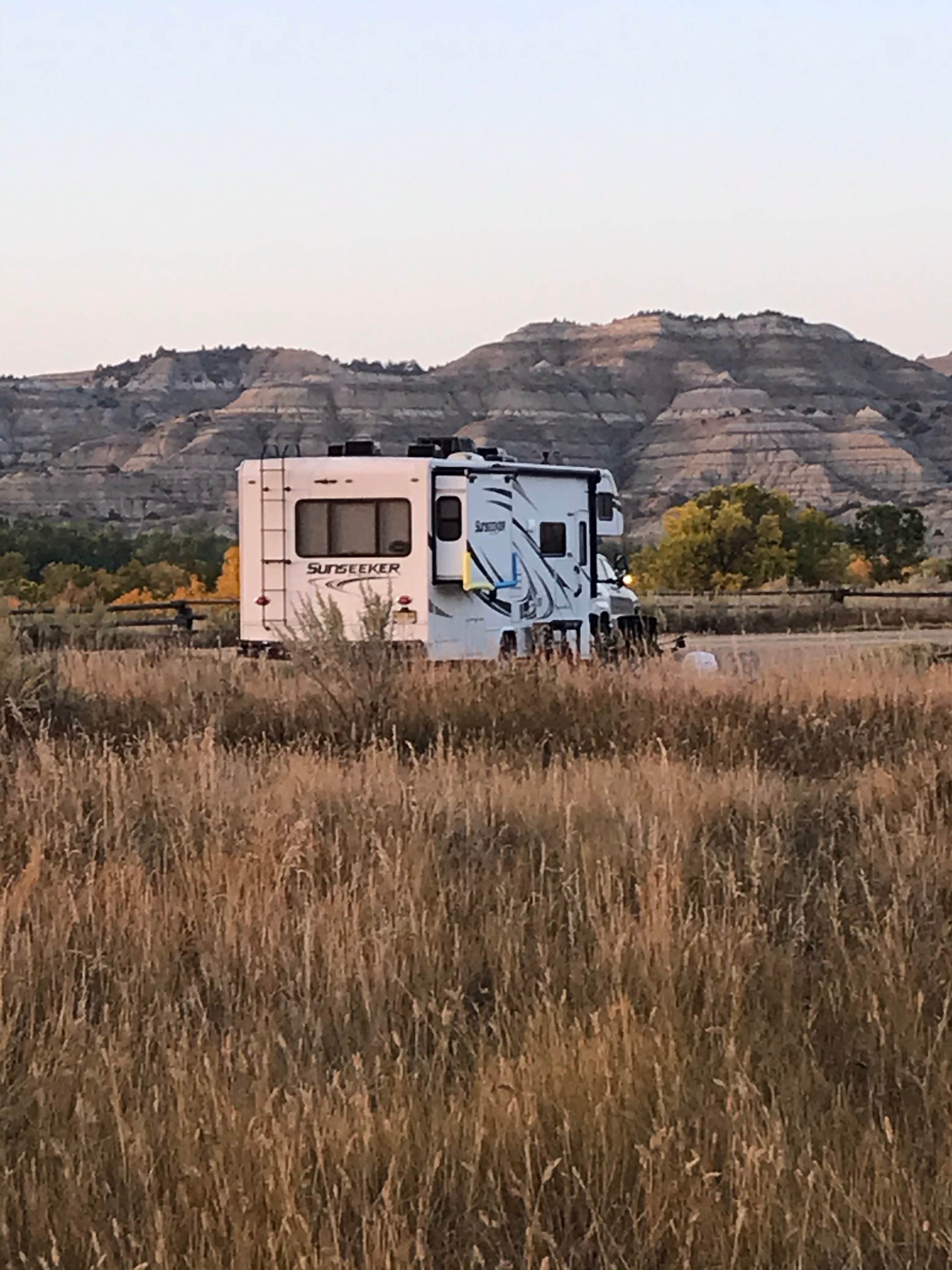 Stefanie Z.'s photo of rv camping at Ccc Campground (Nd) — Dakota Prairie National Grasslands near Sidney, MT