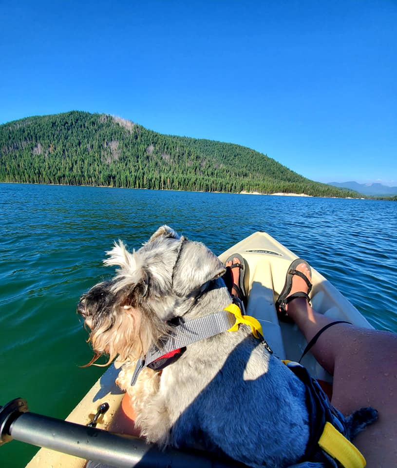 Kayaking with the pup!