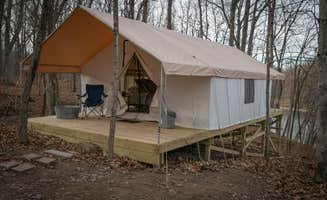 Terri W.'s photo of tent camping at Hidden Ridge near Edwardsville, IL