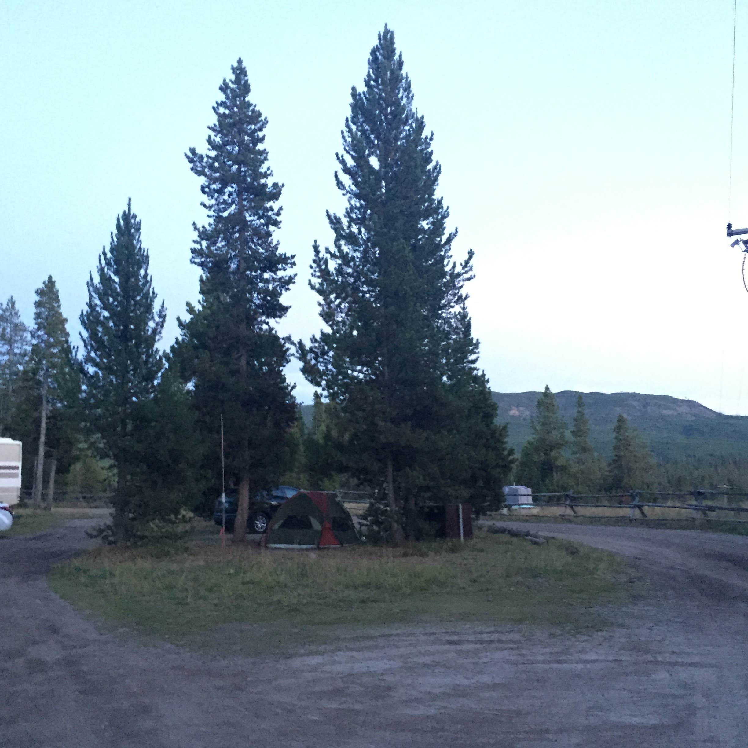 Jennie S.'s photo of rv camping at Headwaters Campground at Flagg Ranch — John D. Rockefeller, Jr., Memorial Parkway near Grand Teton National Park