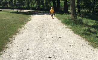 Megan H.'s photo of camping with pets at Kennedy County Park near Britt, IA
