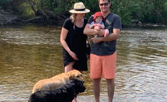 Spence L.'s photo of camping with pets at River Pond Campground near Ola, ID