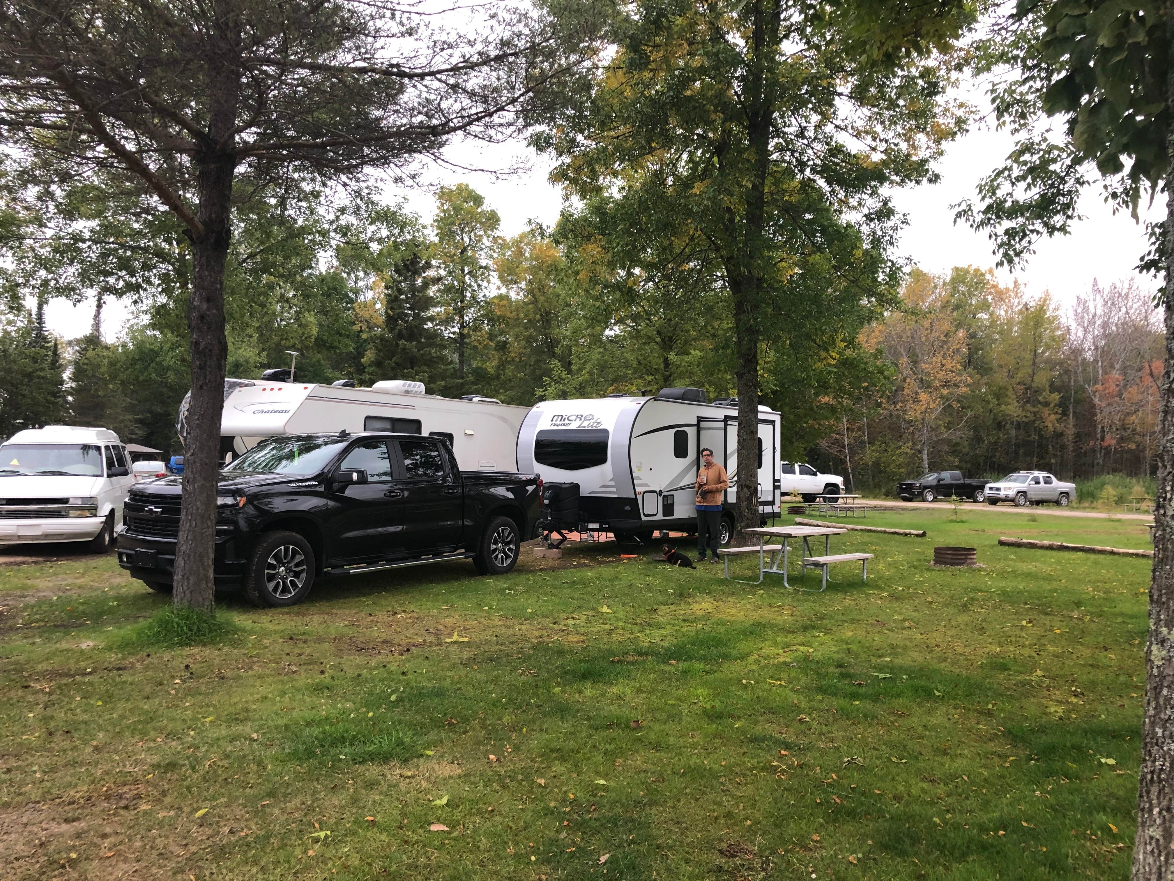 Kathy M.'s photo of rv camping at Loons Point RV Park & Campground near Rudyard, MI