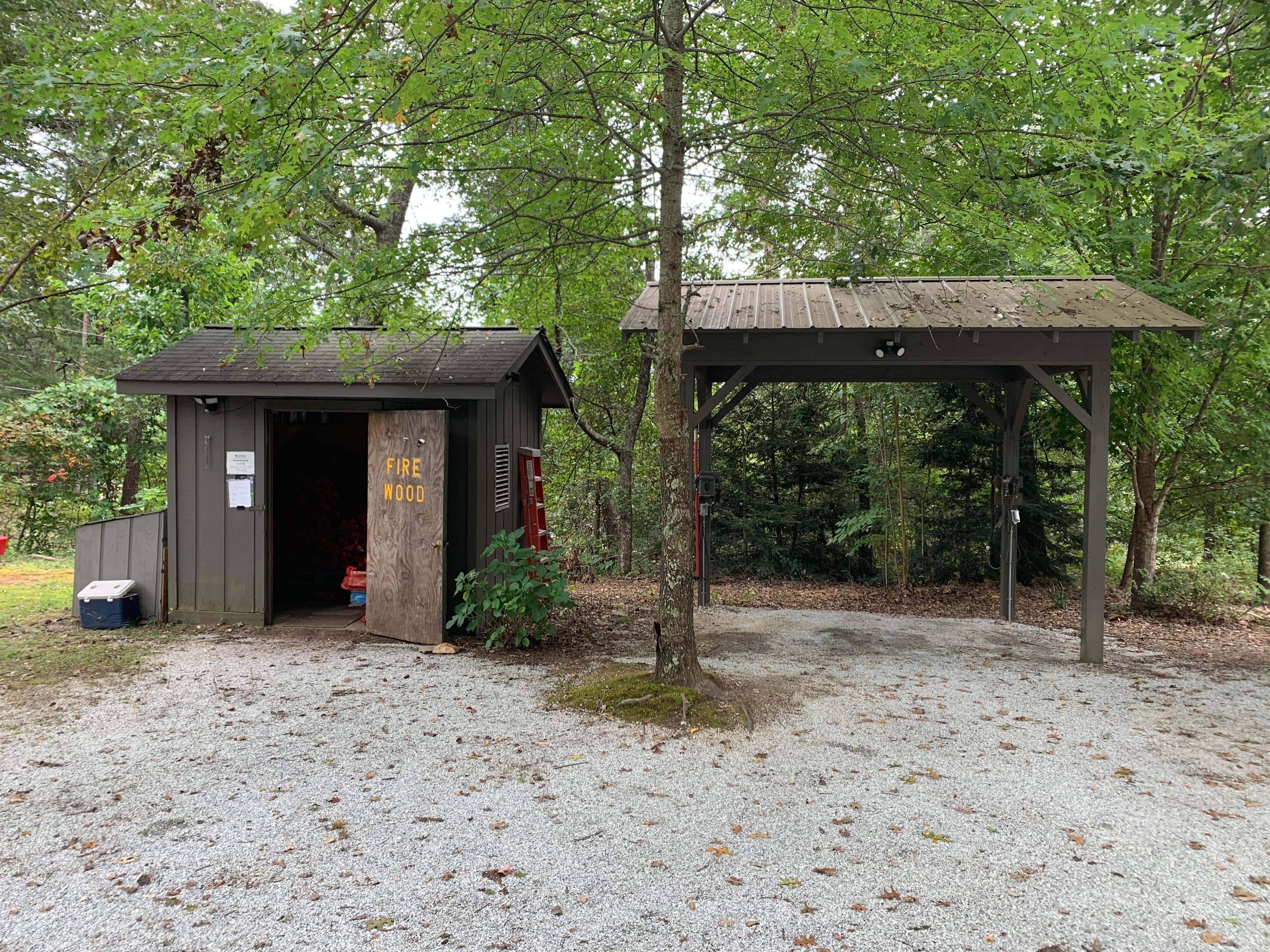 Caitlin's photo of glamping accommodations at Tallulah Gorge State Park Campground near Otto, NC