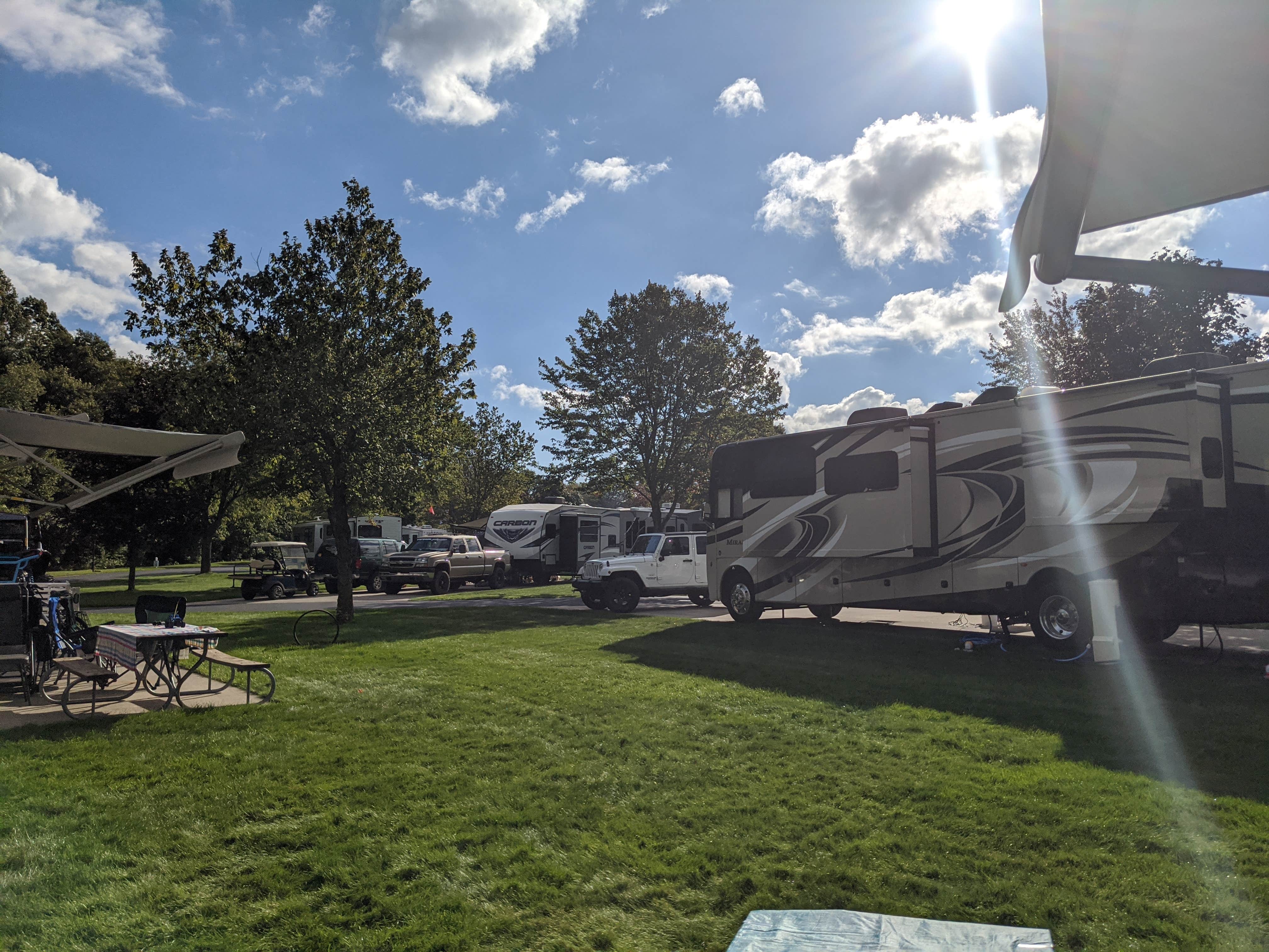 Camper-submitted photo at Sun Retreats Silver Lake near Custer, MI