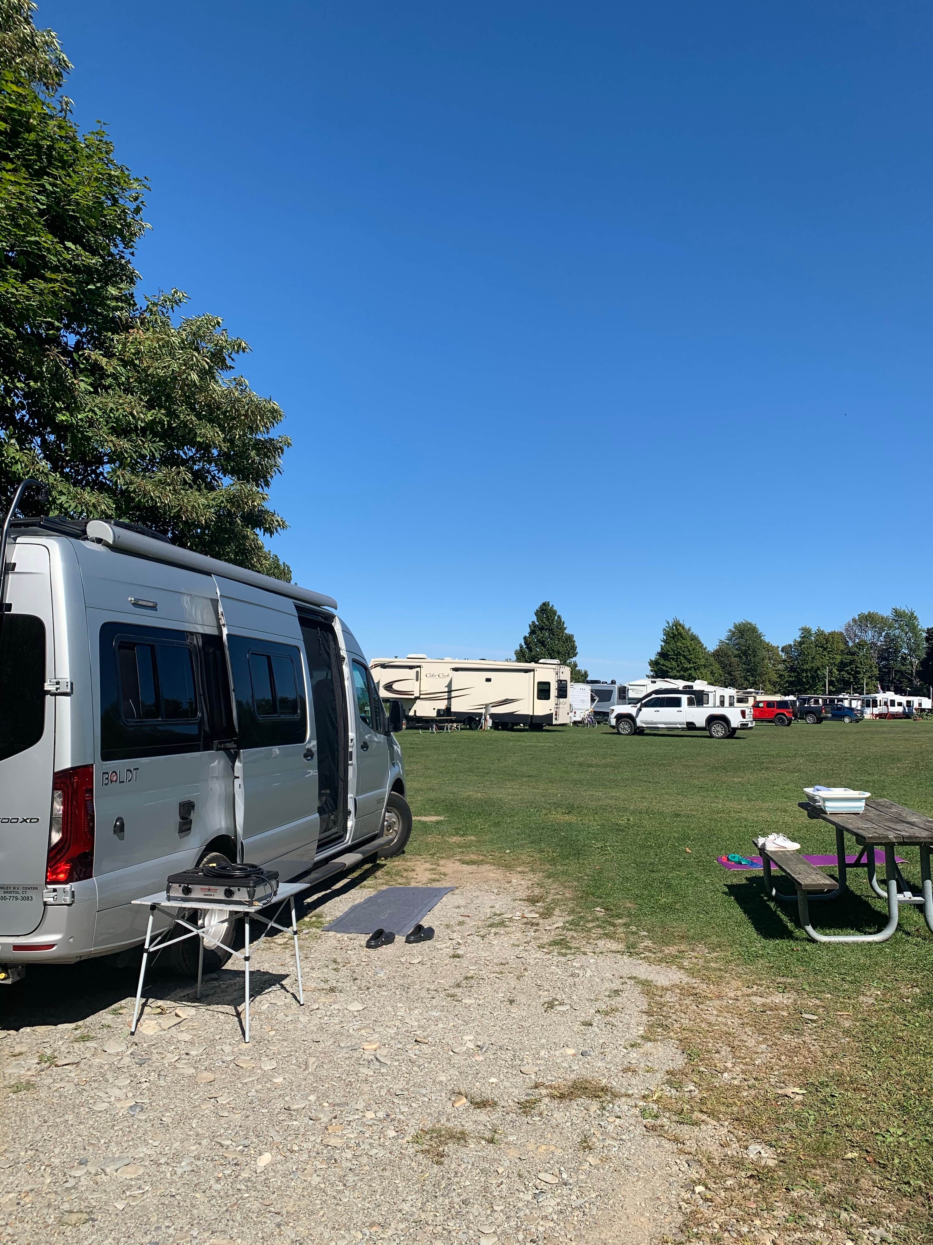 Tris W.'s photo of rv camping at Virginia's Beach Campground near Conneaut, OH