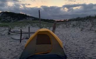 Emily S.'s photo of tent camping at Watch Hill Fire Island Campground — Fire Island National Seashore near Rockville Centre, NY