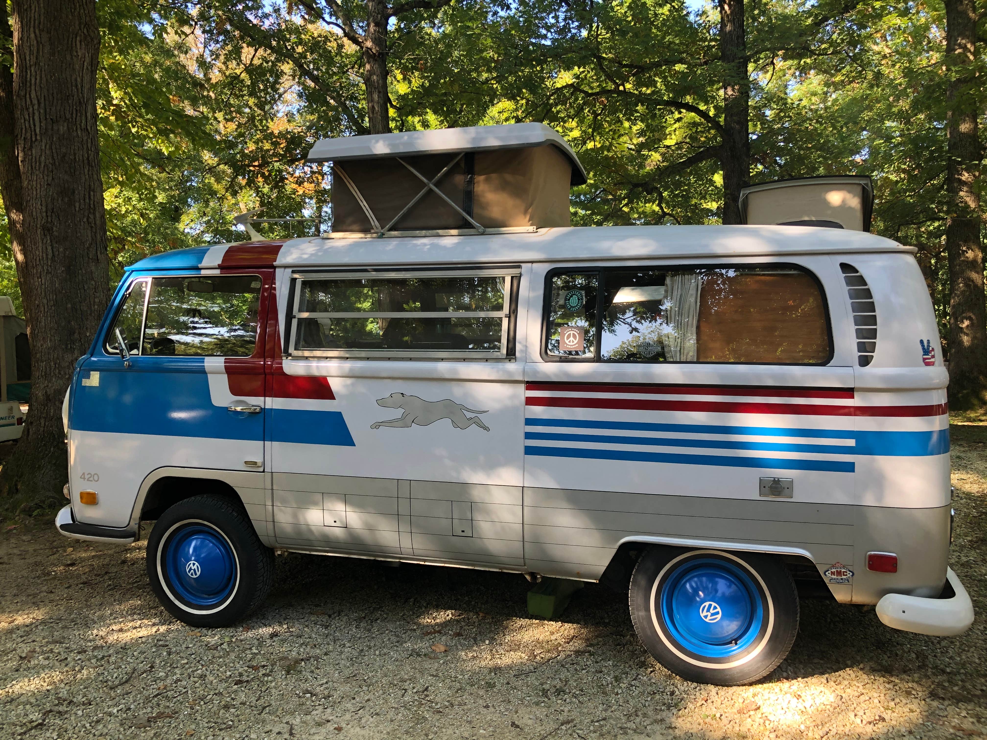 Kim L.'s photo of rv camping at Pikes Peak State Park Campground near Bagley, WI