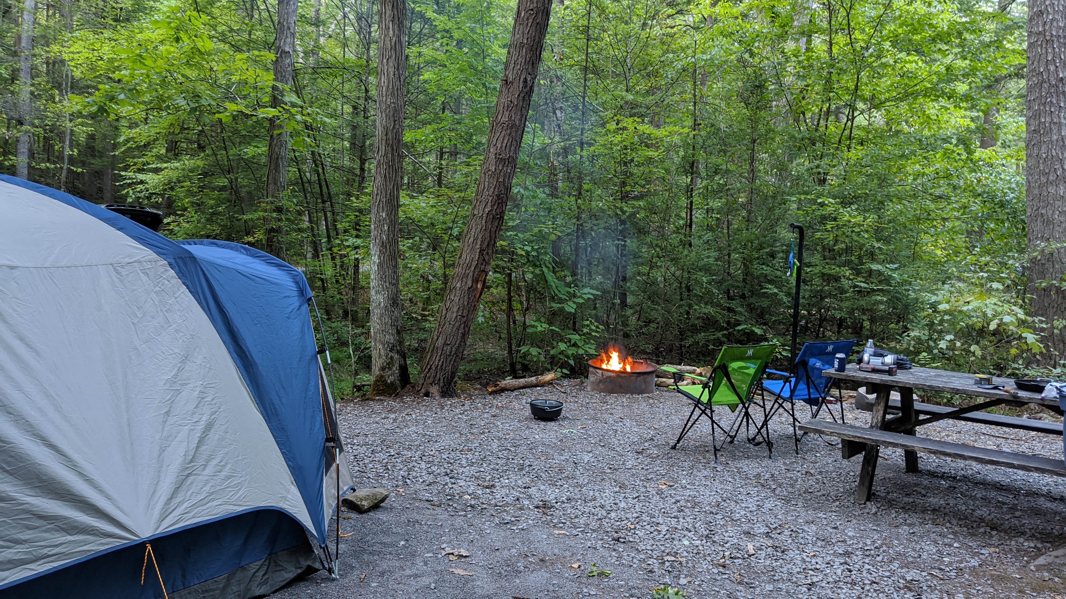 Camper-submitted photo at Reeds Gap State Park Campground near Lemont, PA