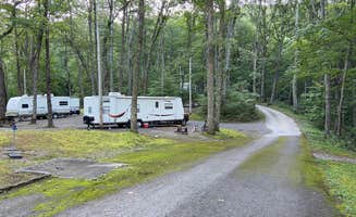 Julie's photo of rv camping at Flag Rock Recreation Area Campground near Hallie, KY