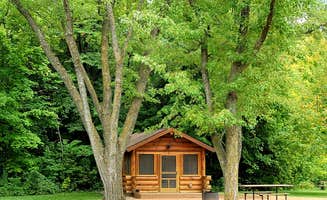 Lori N.'s photo of a cabin at Baker Campground - Baker Park Reserve near Eagan, MN