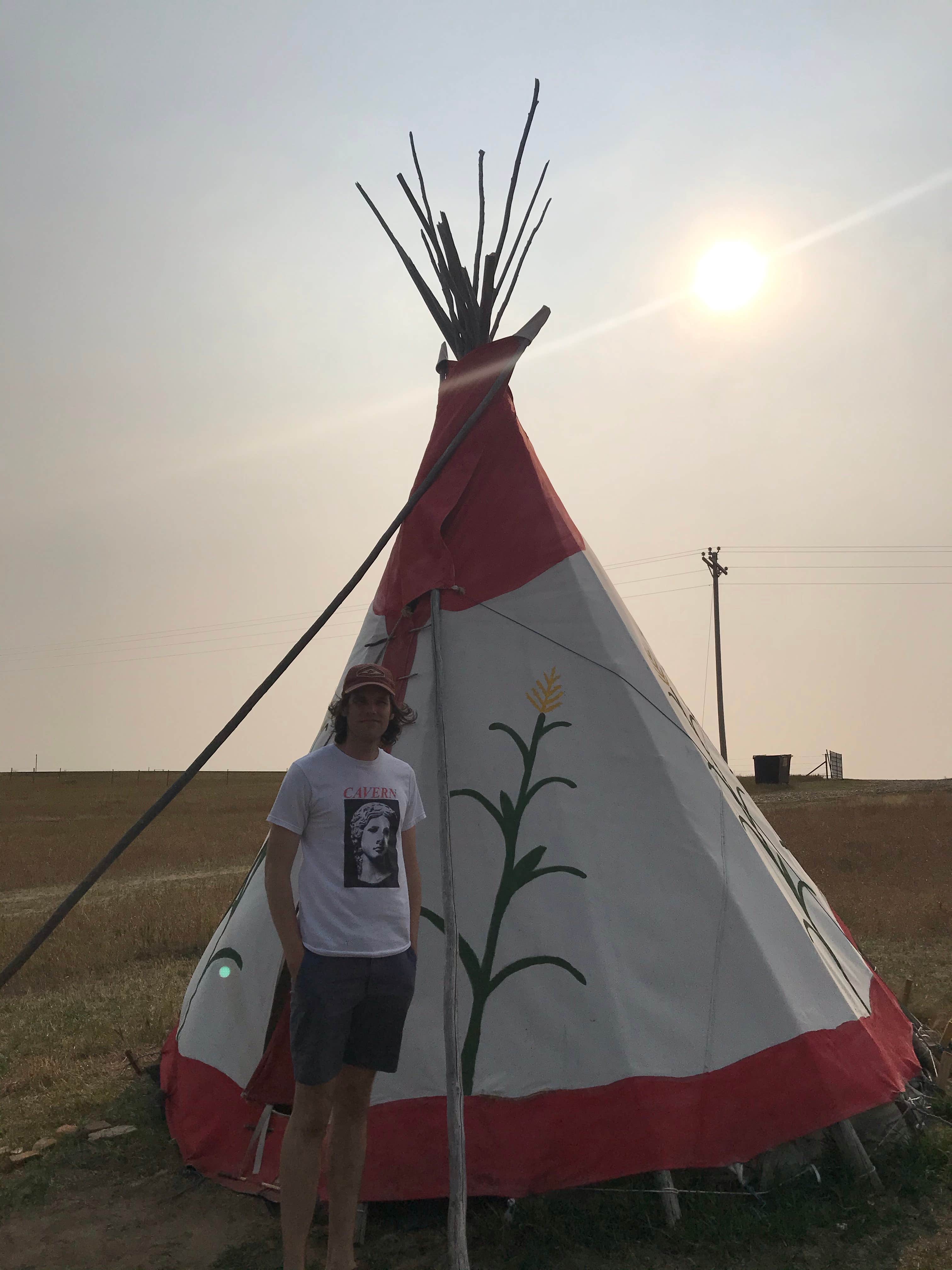 Camper submitted image from Devils Tower Tipi Camping - 4
