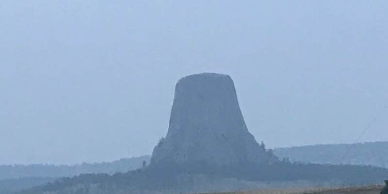 Camper submitted image from Devils Tower Tipi Camping