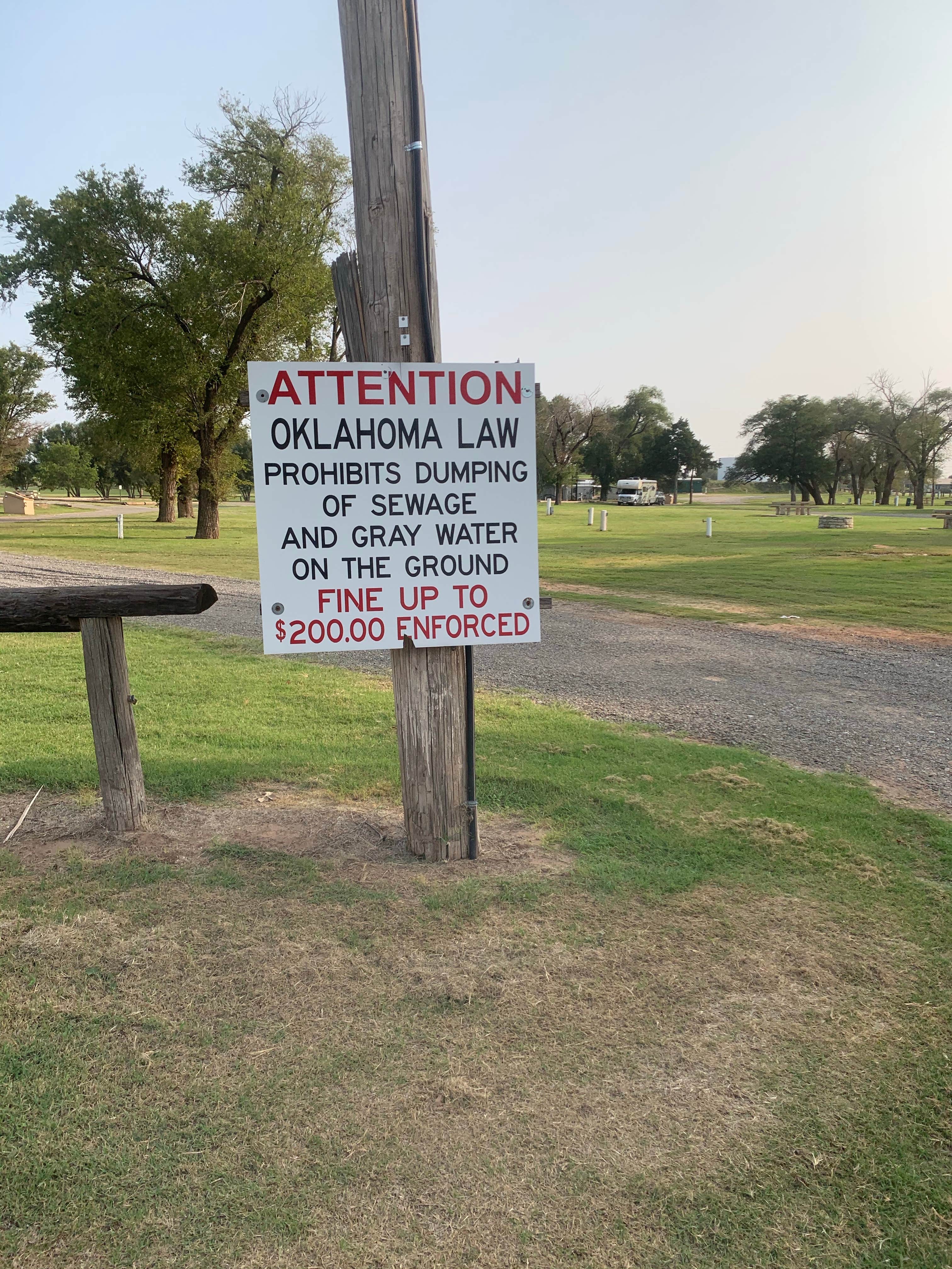 Camper-submitted photo at Sayre City Park Campground near Foss, OK