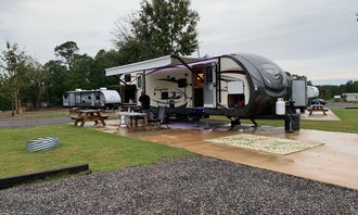 Camping near Gantt Lake RV Park: The Oaks Family RV Park & Campground, Andalusia, Alabama