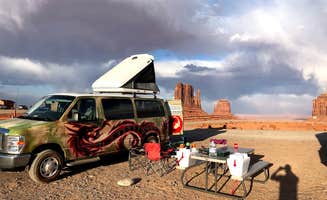 Carly E.'s photo of rv camping at The View Campground near Monument Valley, AZ