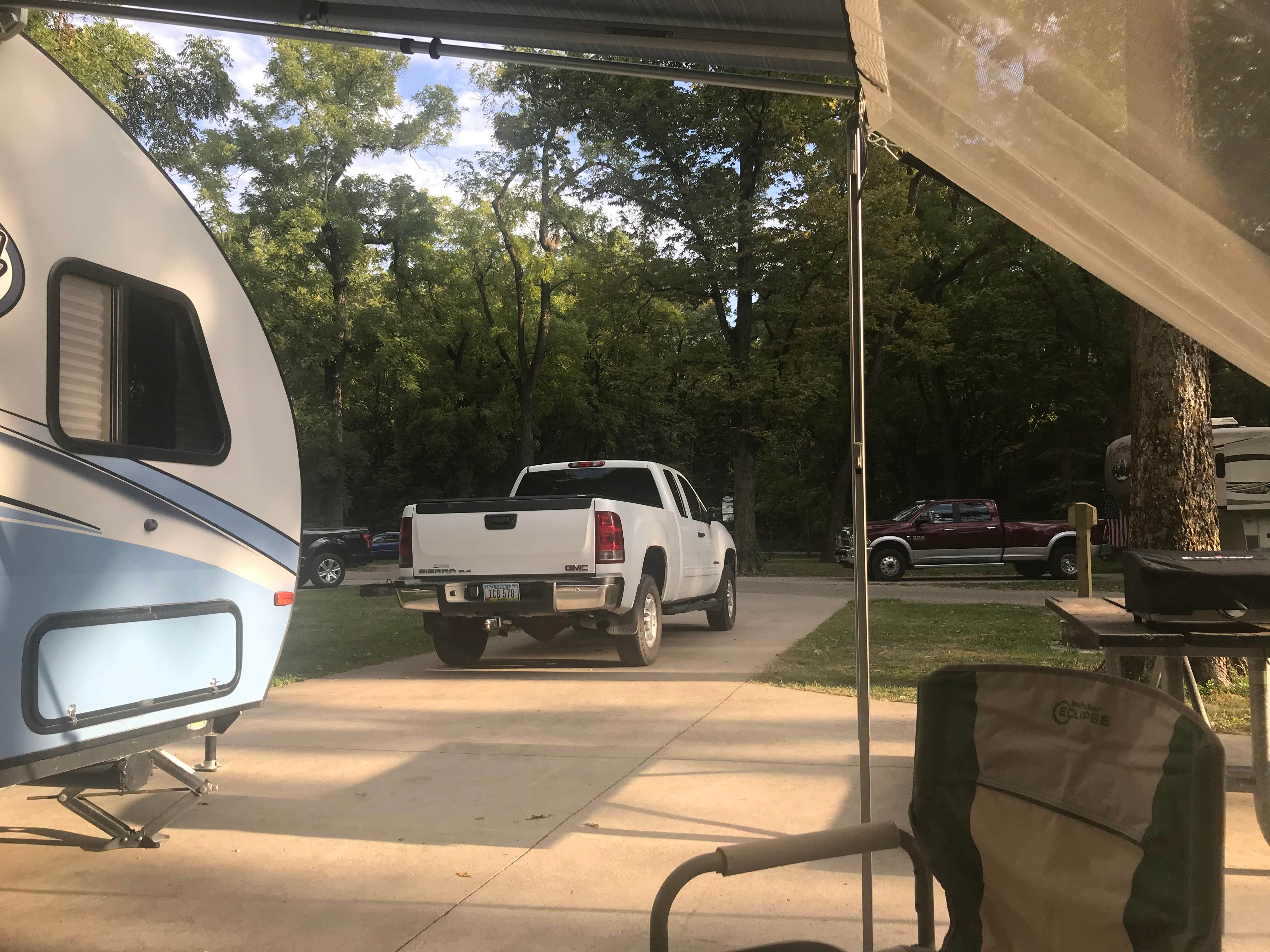 Tom Z.'s photo of rv camping at Walnut Woods State Park Campground near Saylorville Lake