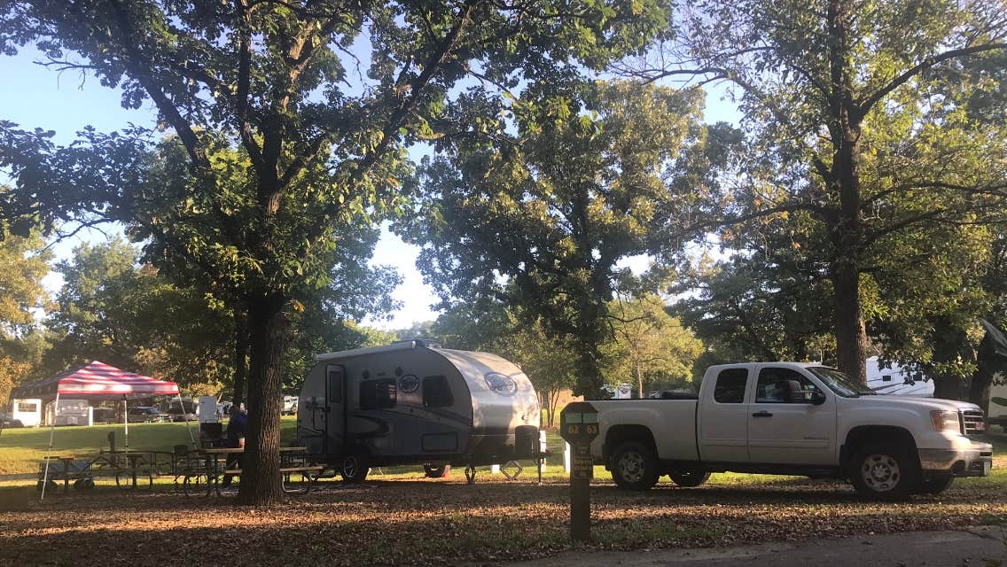 Camper submitted image from Lake Ahquabi State Park Campground - 5