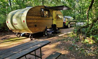 Camping near Washington Land Yacht Harbor: American Heritage Campground, Tumwater, Washington