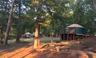 Virginia W.'s photo of glamping accommodations at High Falls State Park Campground near Sharpsburg, GA