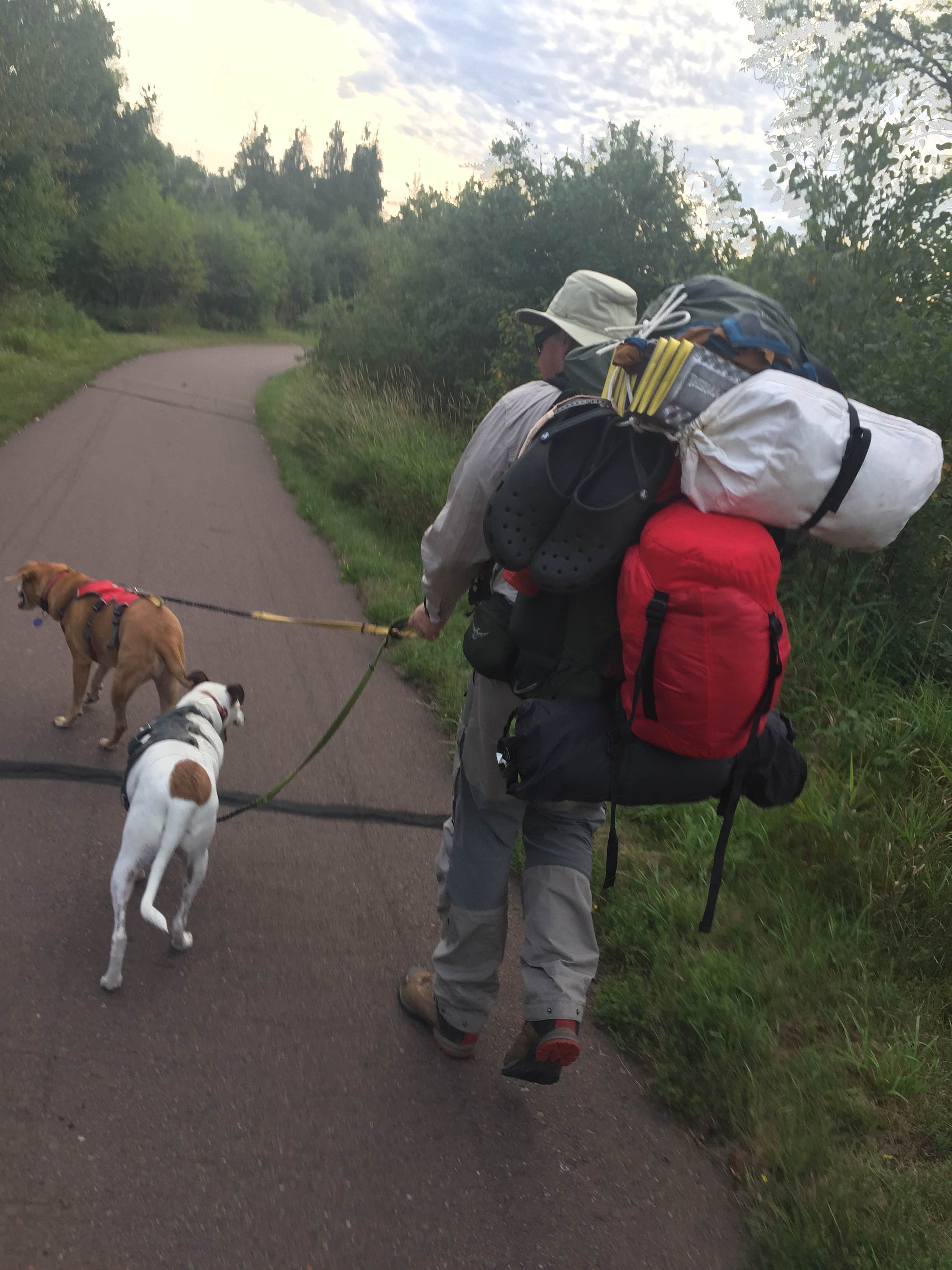 Jennifer H.'s photo of camping with pets at Cart-In Campground — Split Rock Lighthouse State Park in Minnesota