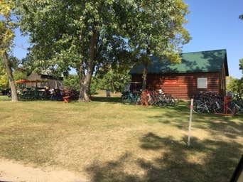 Janet R.'s photo of a cabin at Glendalough State Park Campground near Garfield, MN