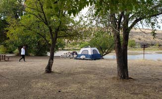 Jim P.'s photo of tent camping at Plum Point — Lake Roosevelt National Recreation Area in Washington