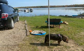 Roni J.'s photo of camping with pets at Sunset Pines Campground in Minnesota