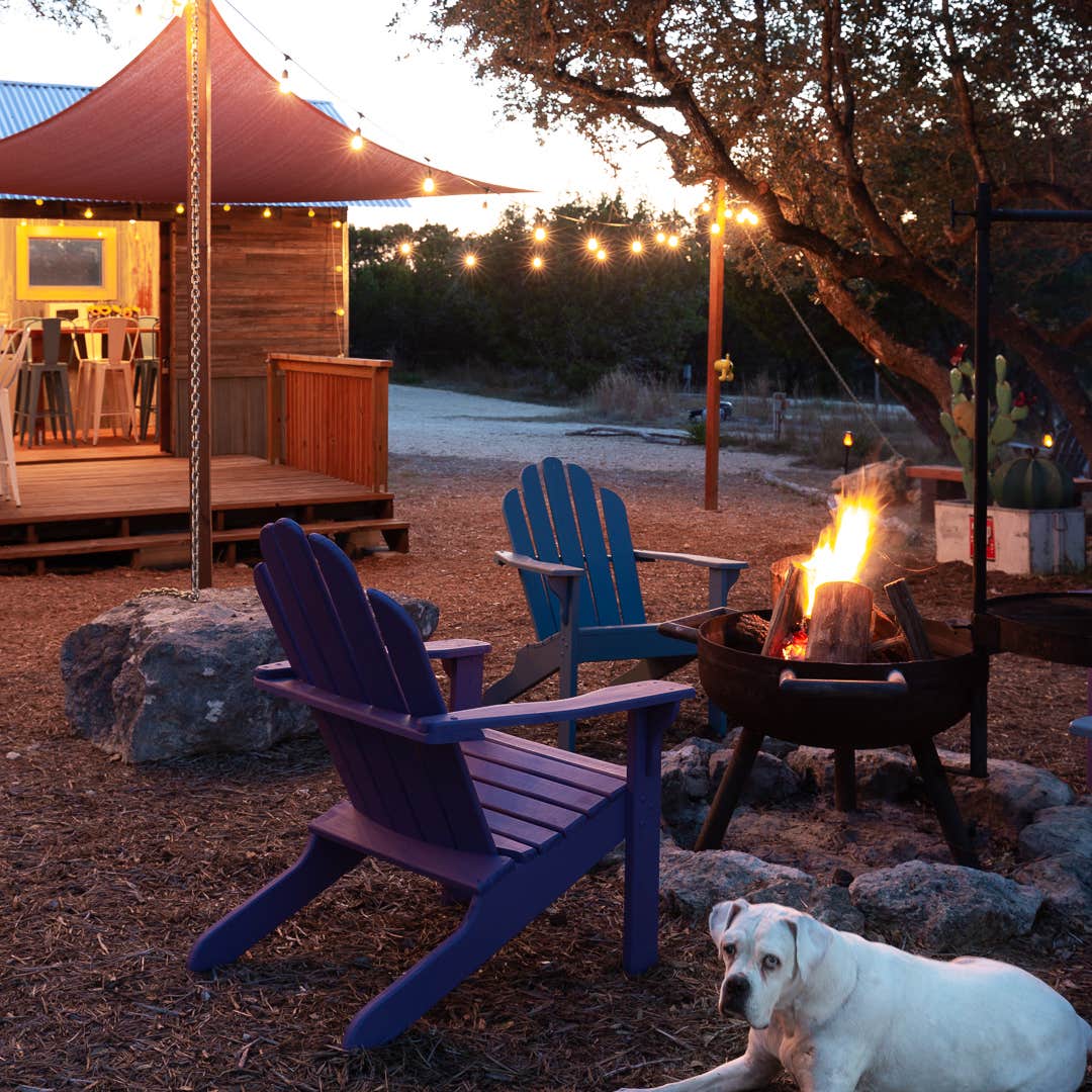 Tammy G.'s photo of camping with pets at Ranch 3232 near Marble Falls, TX