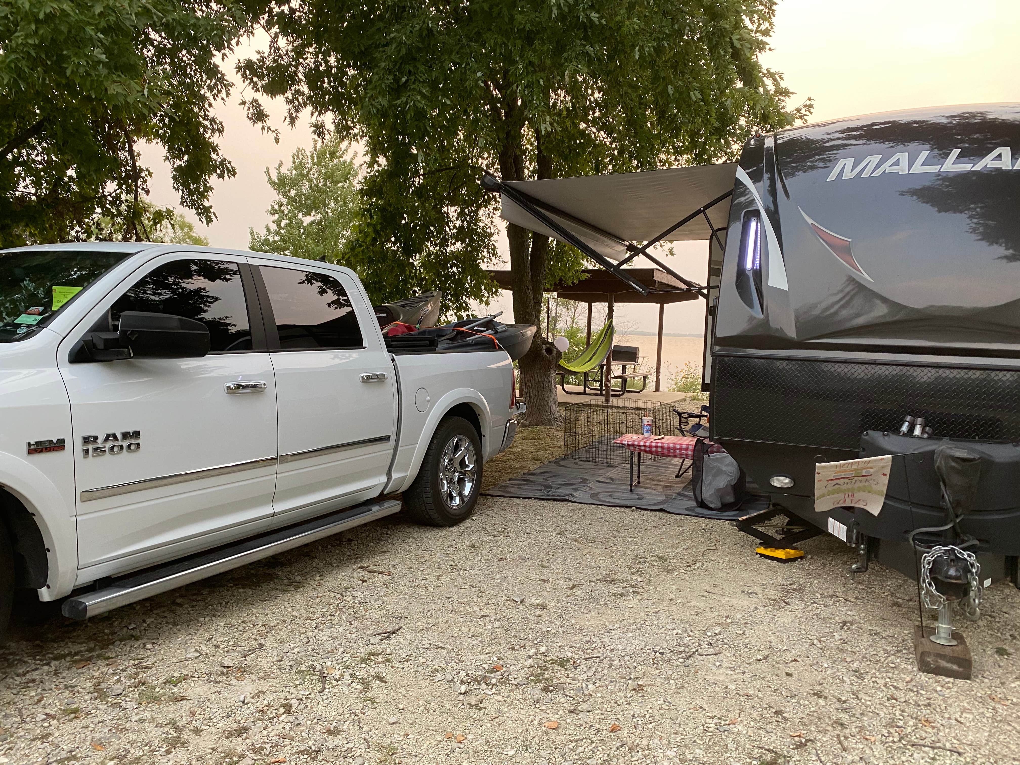 Shannon G.'s photo of rv camping at Cottonwood Point near Cottonwood Falls, KS