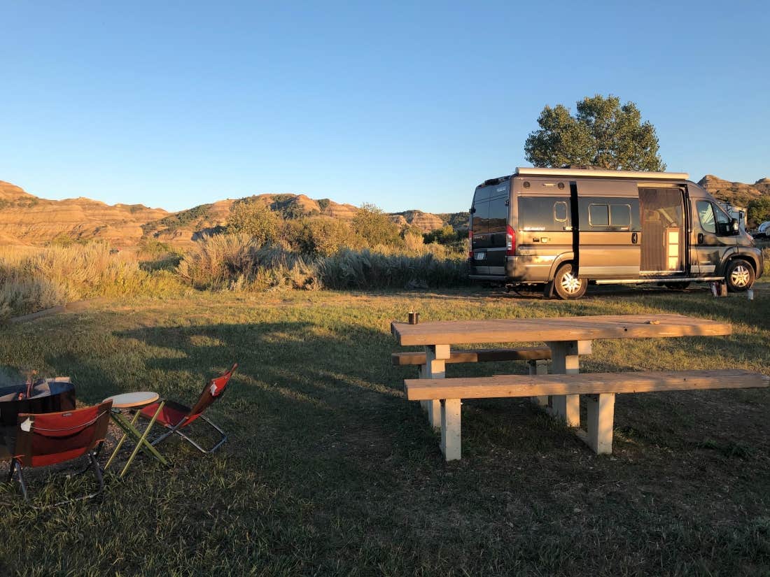 Holly E.'s photo of rv camping at Ccc Campground (Nd) — Dakota Prairie National Grasslands near Keene, ND