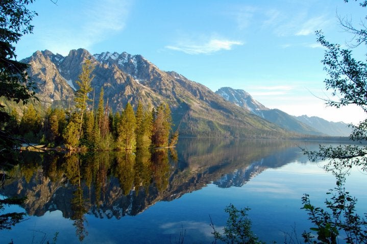 jenny lake in grand teton national park, wyoming