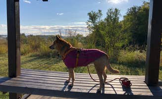 Art S.'s photo of camping with pets at Prairie View — Chain O' Lakes State Park near Lake Geneva, WI