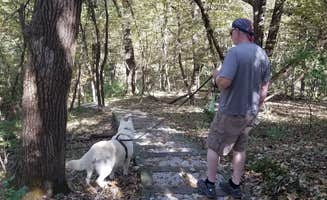 Lori N.'s photo of camping with pets at Hagge County Park near Fort Dodge, IA