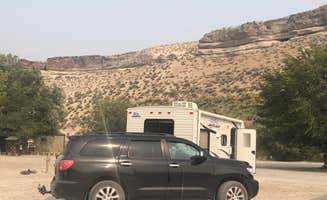 Mel's photo of rv camping at Royal Peacock opal mine near Denio, NV