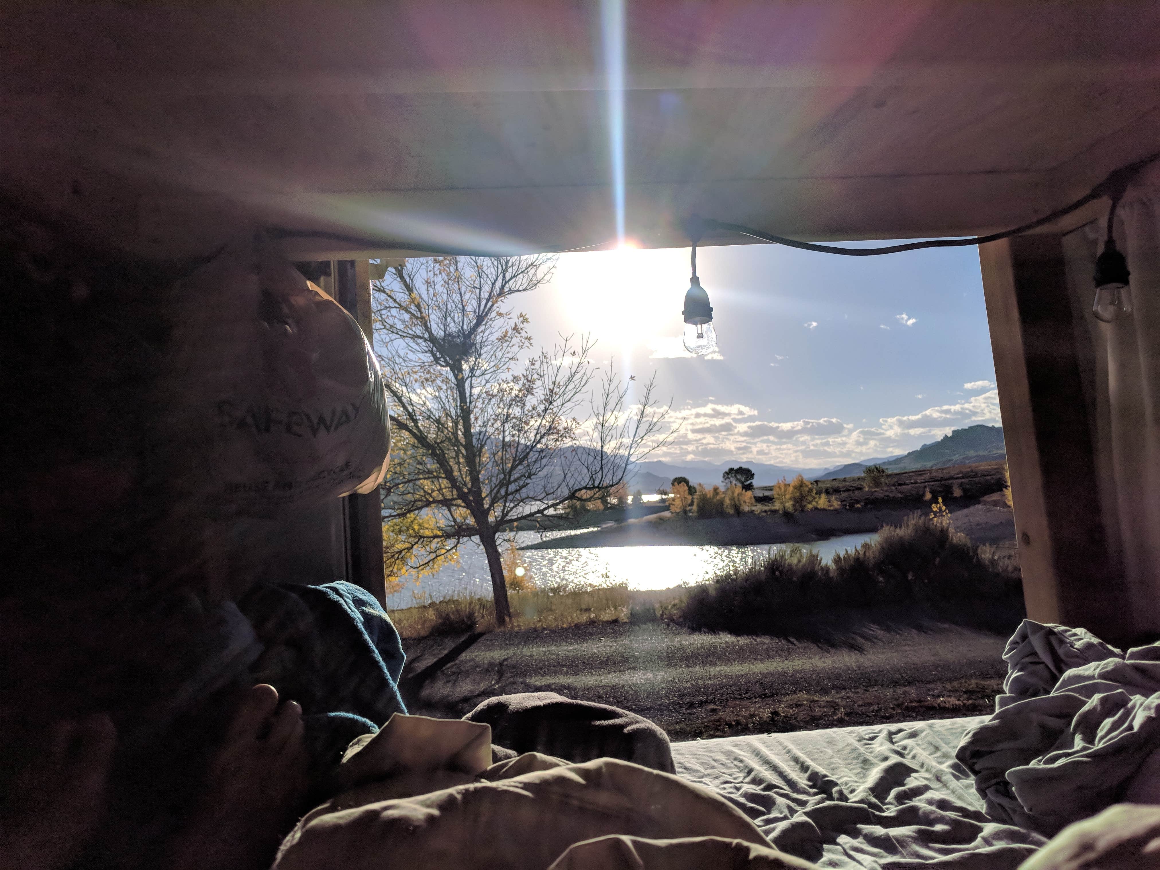 Joshua D.'s photo of tent camping at North Fork Campground — Buffalo Bill State Park near Cooke City, MT