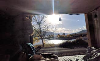 Joshua D.'s photo of tent camping at North Fork Campground — Buffalo Bill State Park near Red Lodge, MT