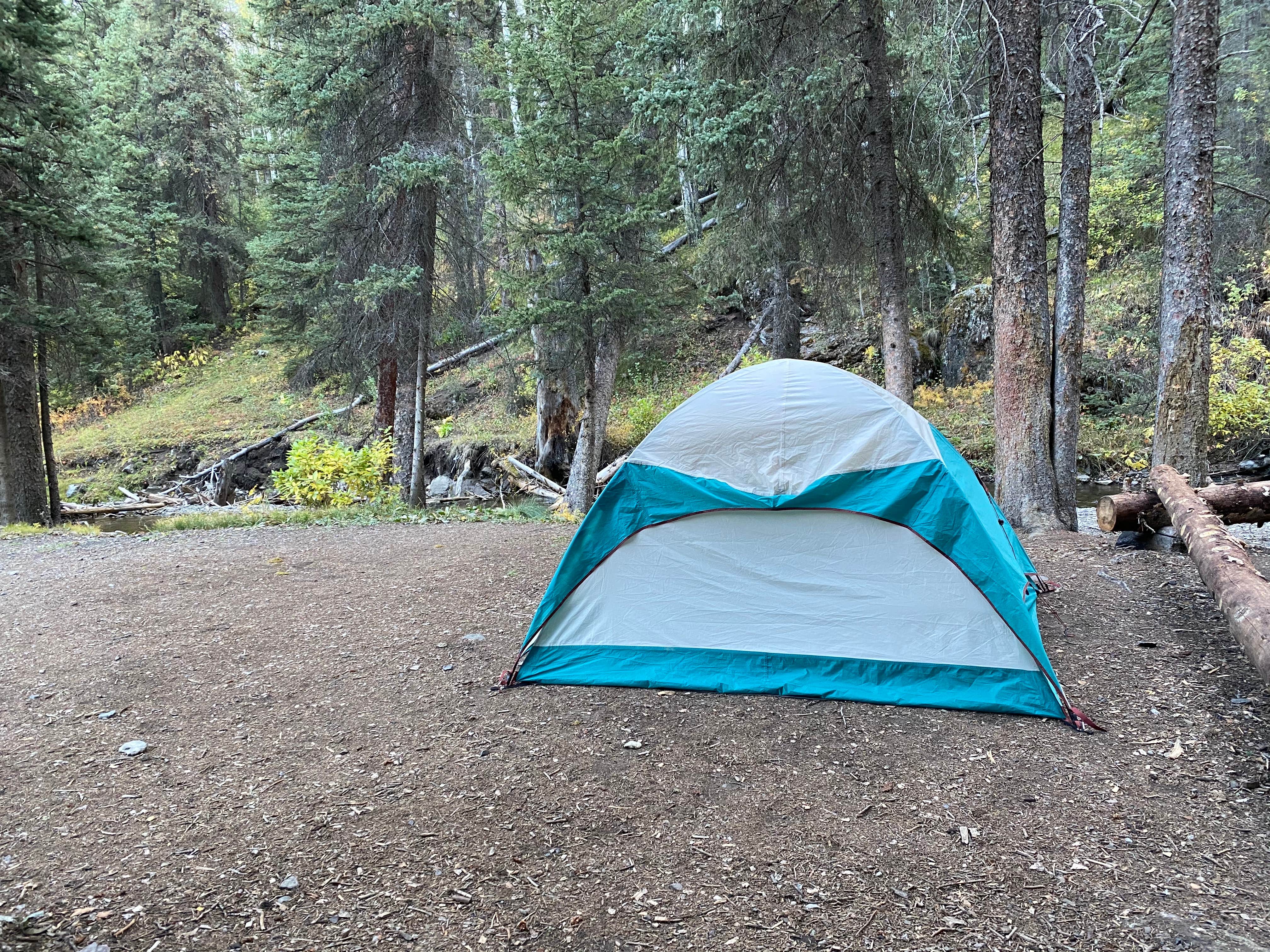 Katie M.'s photo of a dispersed camping area at Blue Lake Dispersed Camping- CLOSED near Ridgway, CO