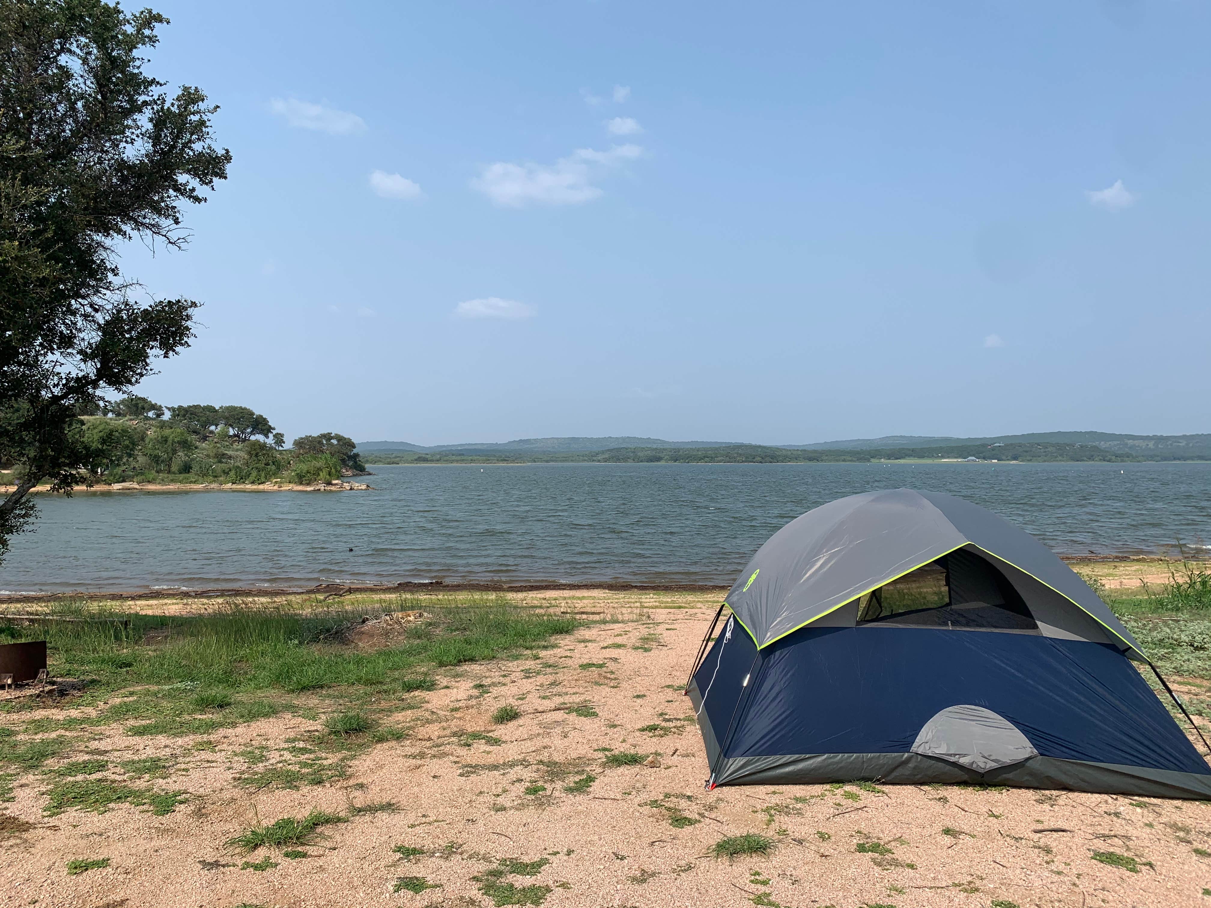 Kelli B.'s photo of tent camping at Cedar Point Recreation Area near Copperas Cove, TX