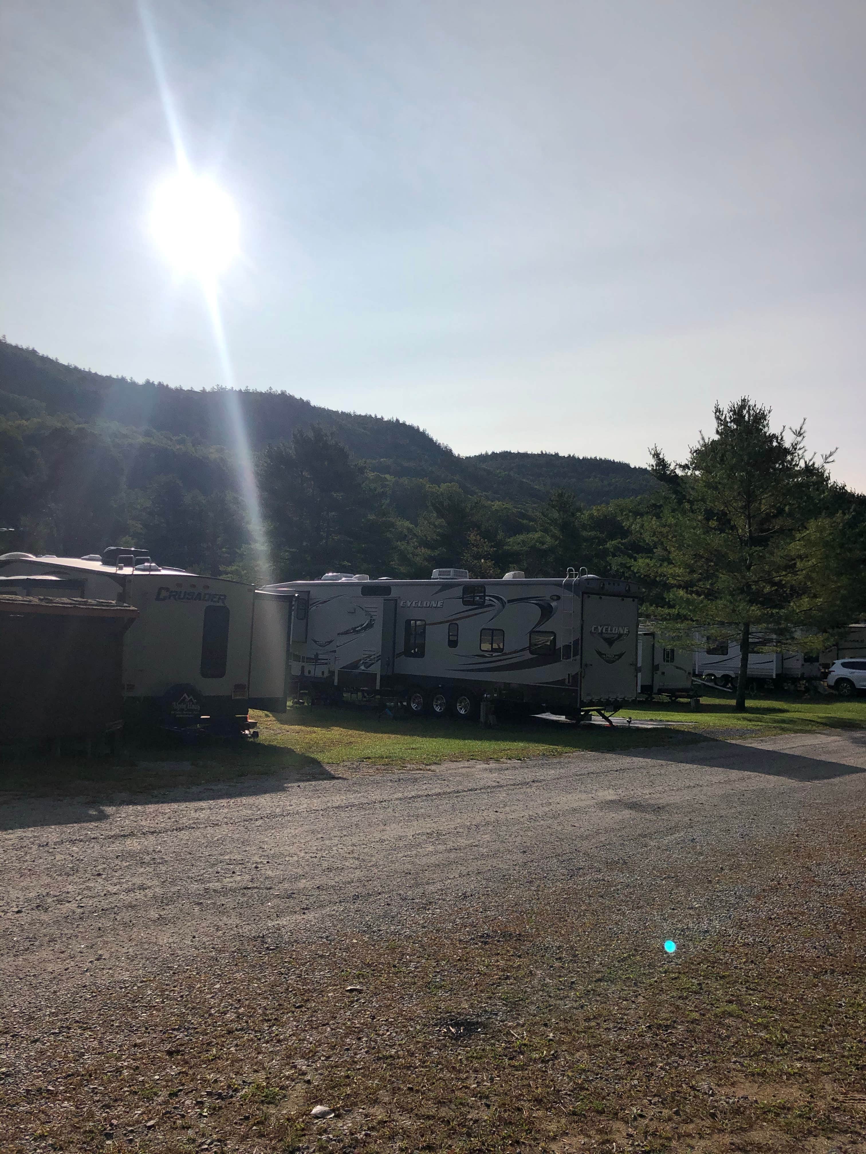 Kasey M.'s photo of rv camping at Lake George Schroon Valley Resort near Round Lake, NY