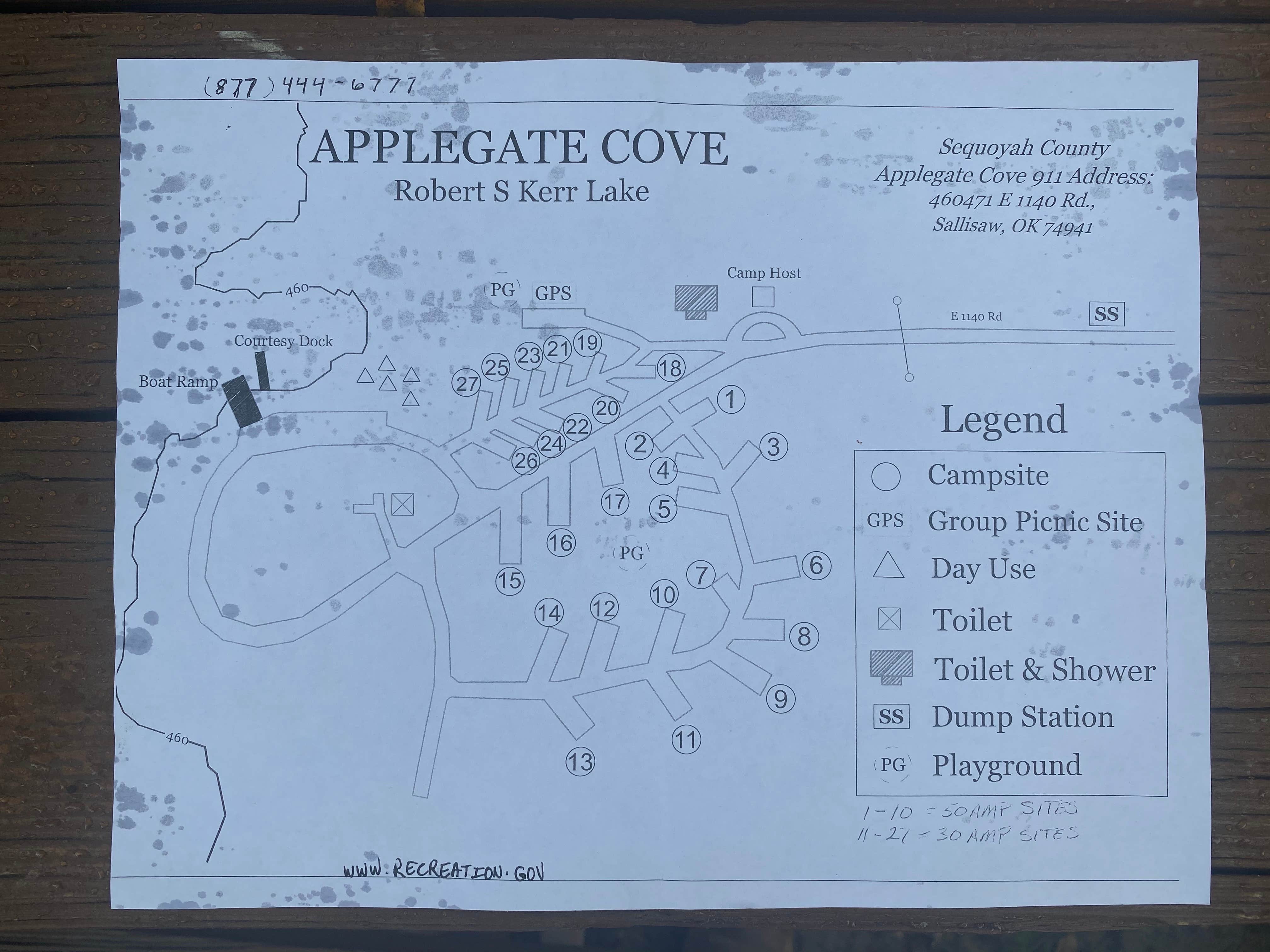 Camper-submitted photo at Applegate Cove Campground near Spiro, OK