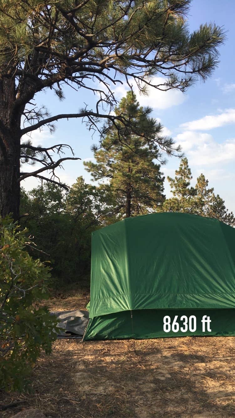 Jeni N.'s photo of a dispersed camping area at Madden Peak Road - Dispersed near Shiprock, NM