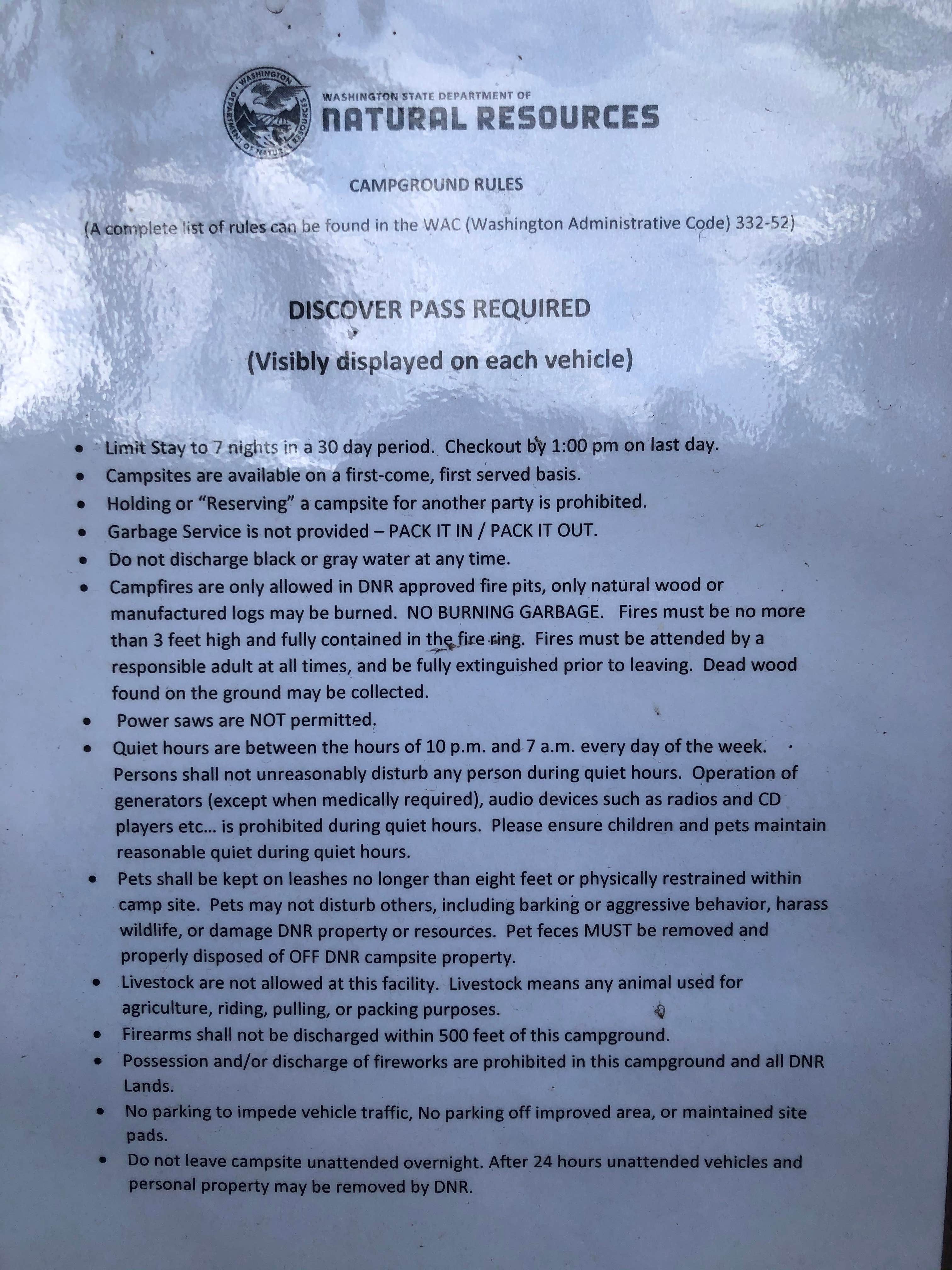 Camper-submitted photo at Skookum Creek Campground near Spokane, WA