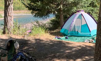 Tim's photo of a dispersed camping area at North fork Flathead River dispersed camping near Polebridge, MT