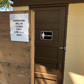 I've never seen a campground with such limited restroom hours