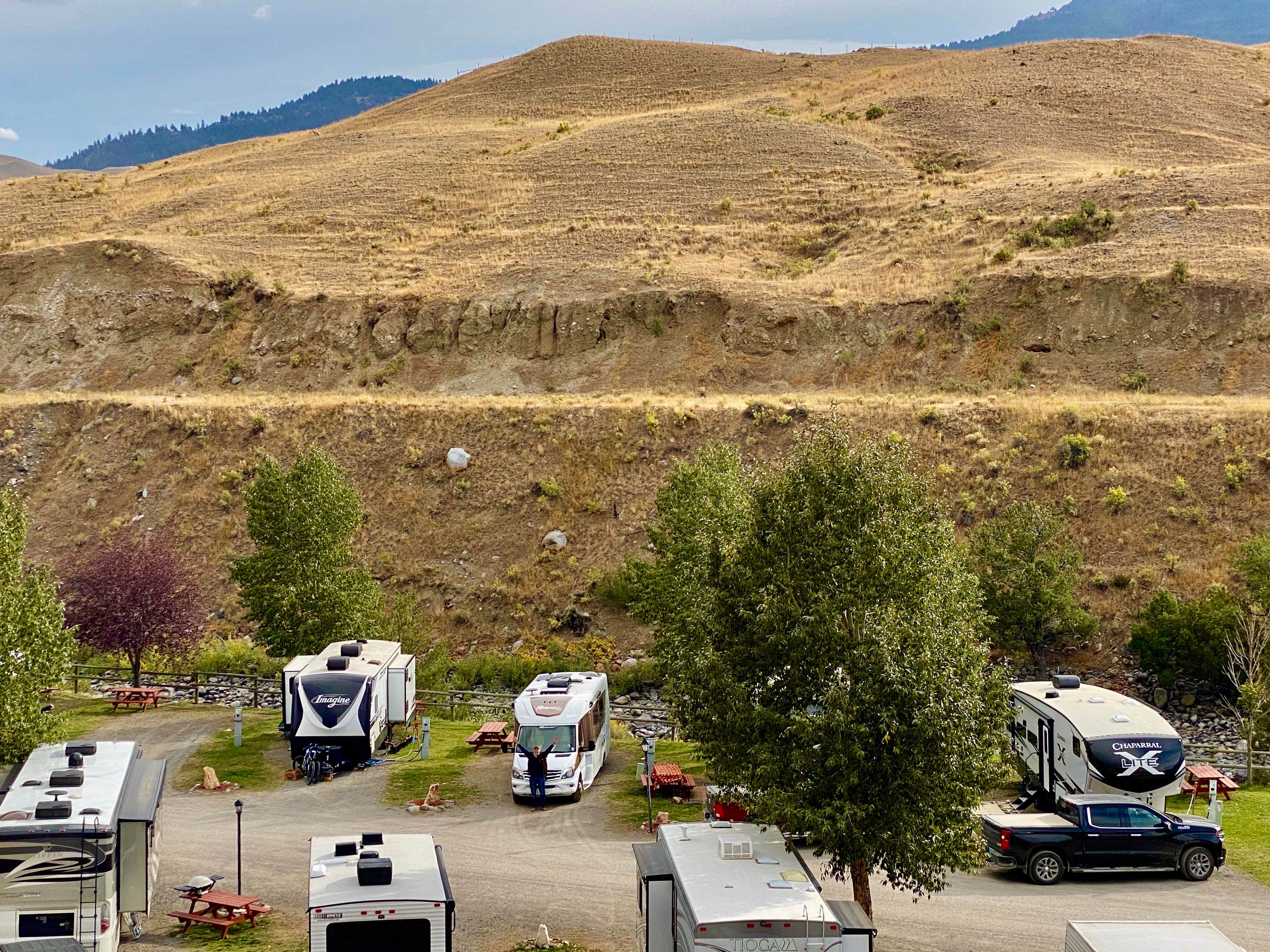 Ann F.'s photo of rv camping at Yellowstone RV Park near Silver Gate, MT