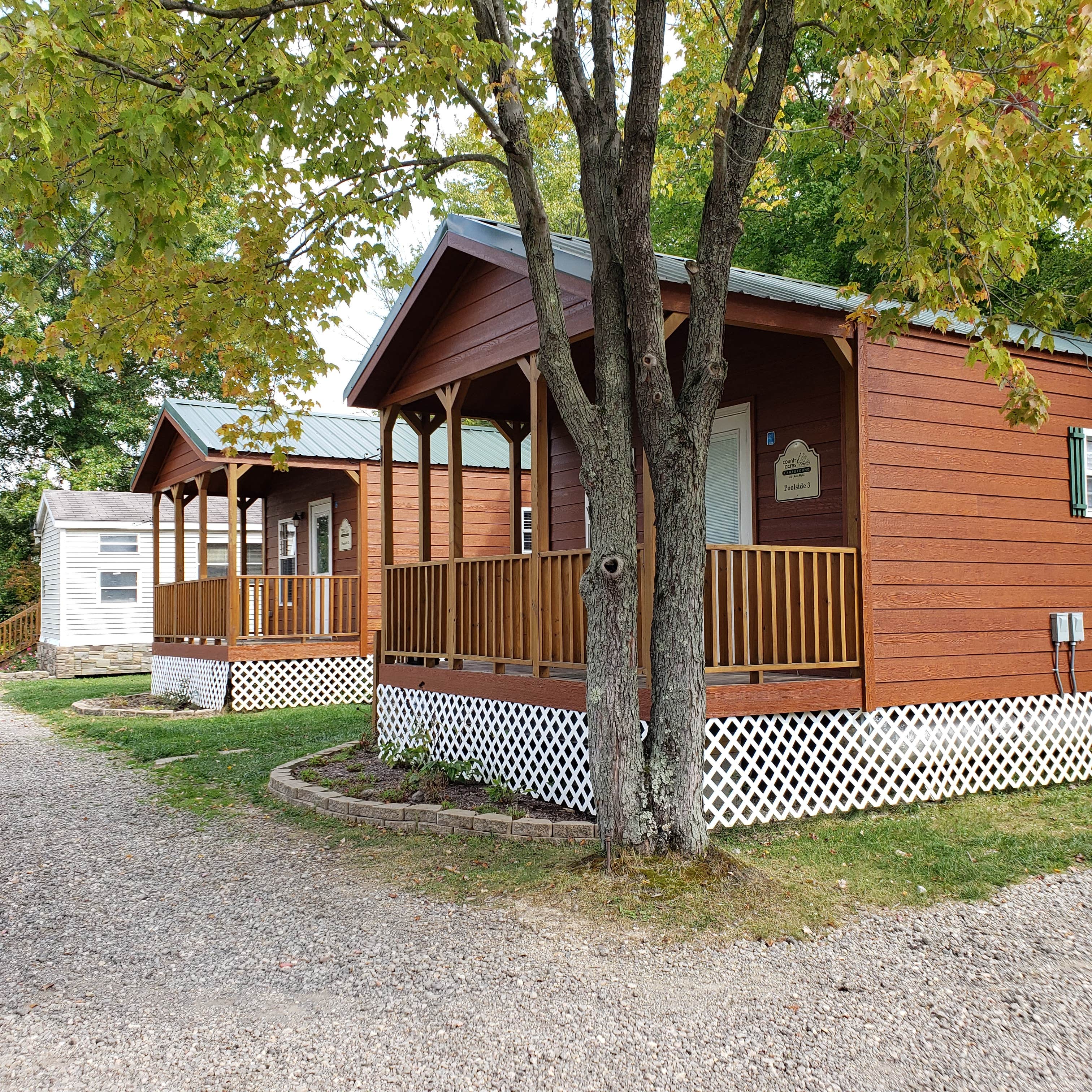 Heather C.'s photo of glamping accommodations at Country Acres Campground near Beachwood, OH