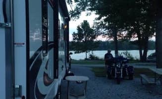 Joel H.'s photo of rv camping at Crab Orchard Lake Campground near Pomona, IL