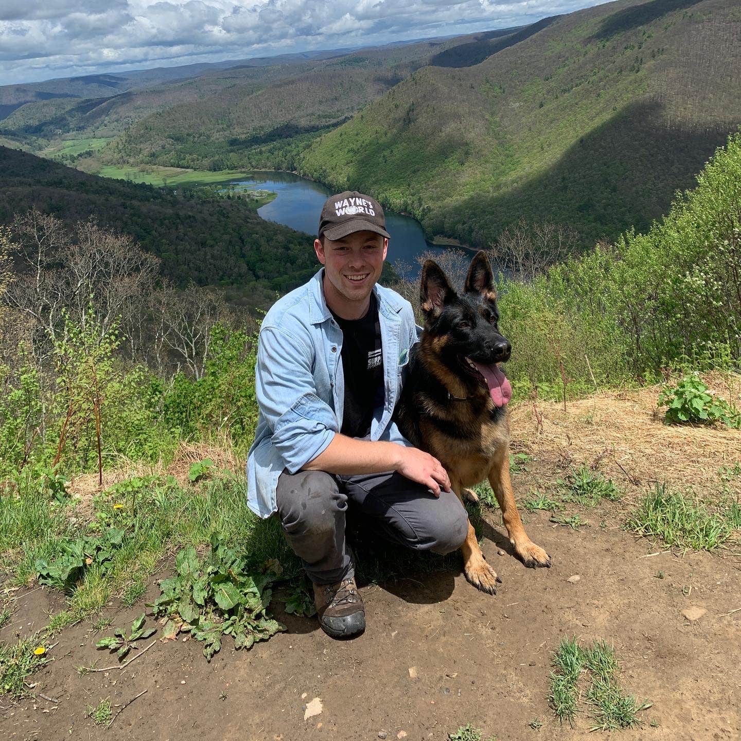 Trey C.'s photo of camping with pets at Lower Campground — Kettle Creek State Park near Weedville, PA