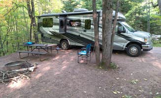 Gary P.'s photo of rv camping at Copper Falls State Park Campground near Drummond, WI